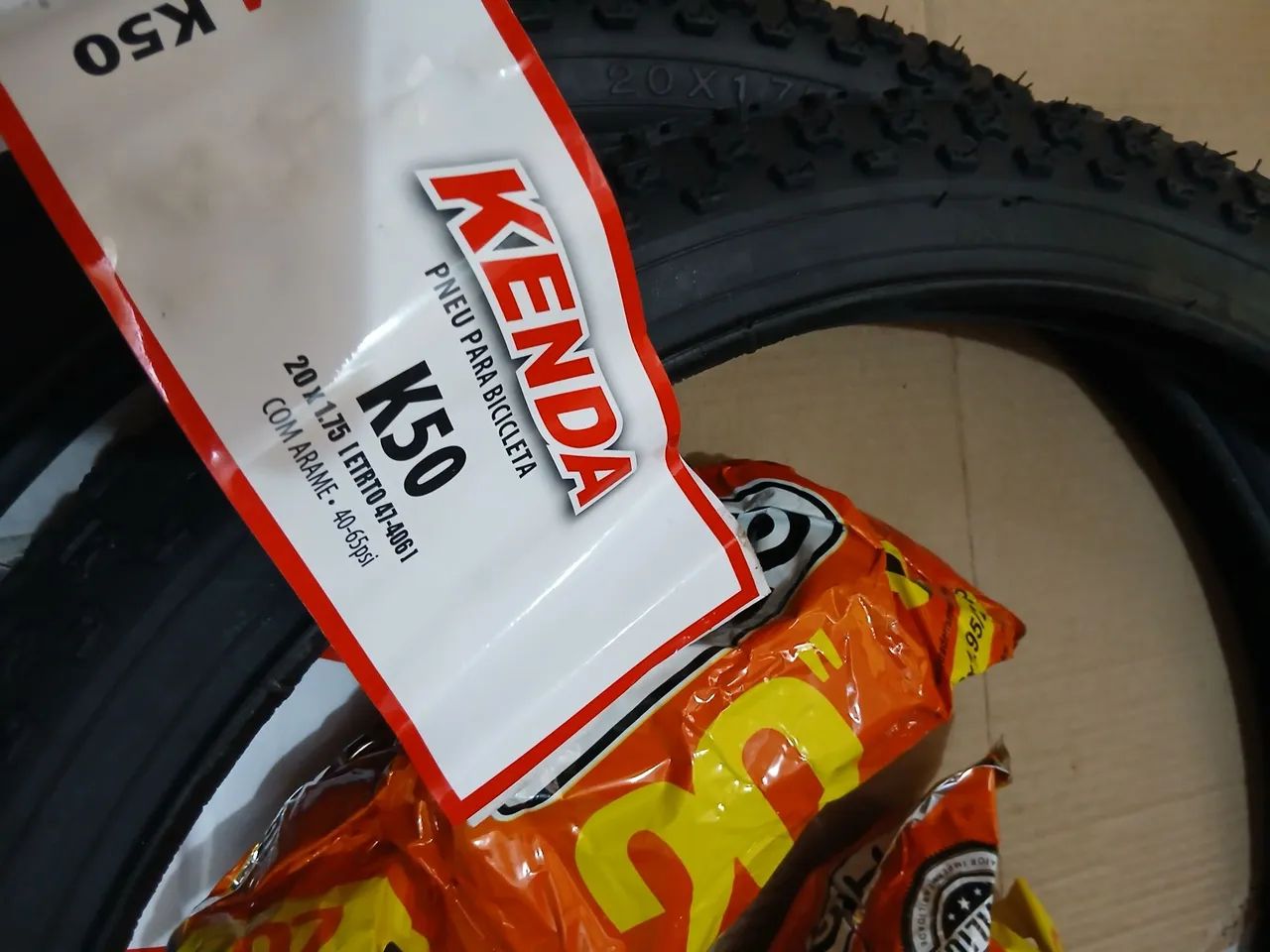 2 Pneus Kenda/2 Cameras BMX aro 20 - Foto 3