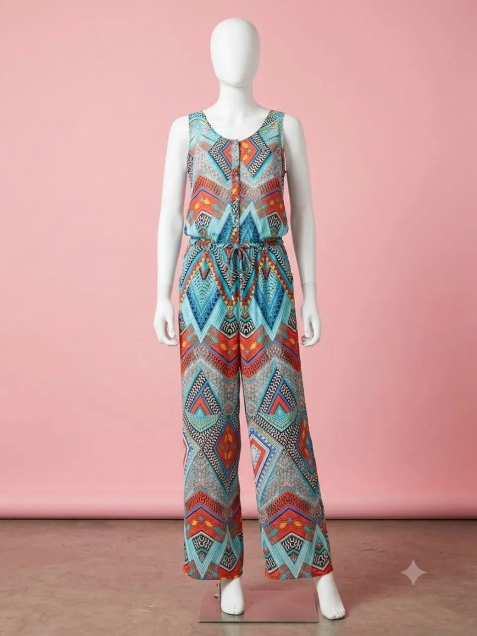 Macacão estampado 