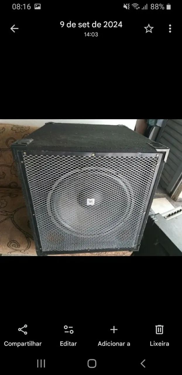 Sub woofer passivo com alto falante JBL 15 polegadas  - Foto 3