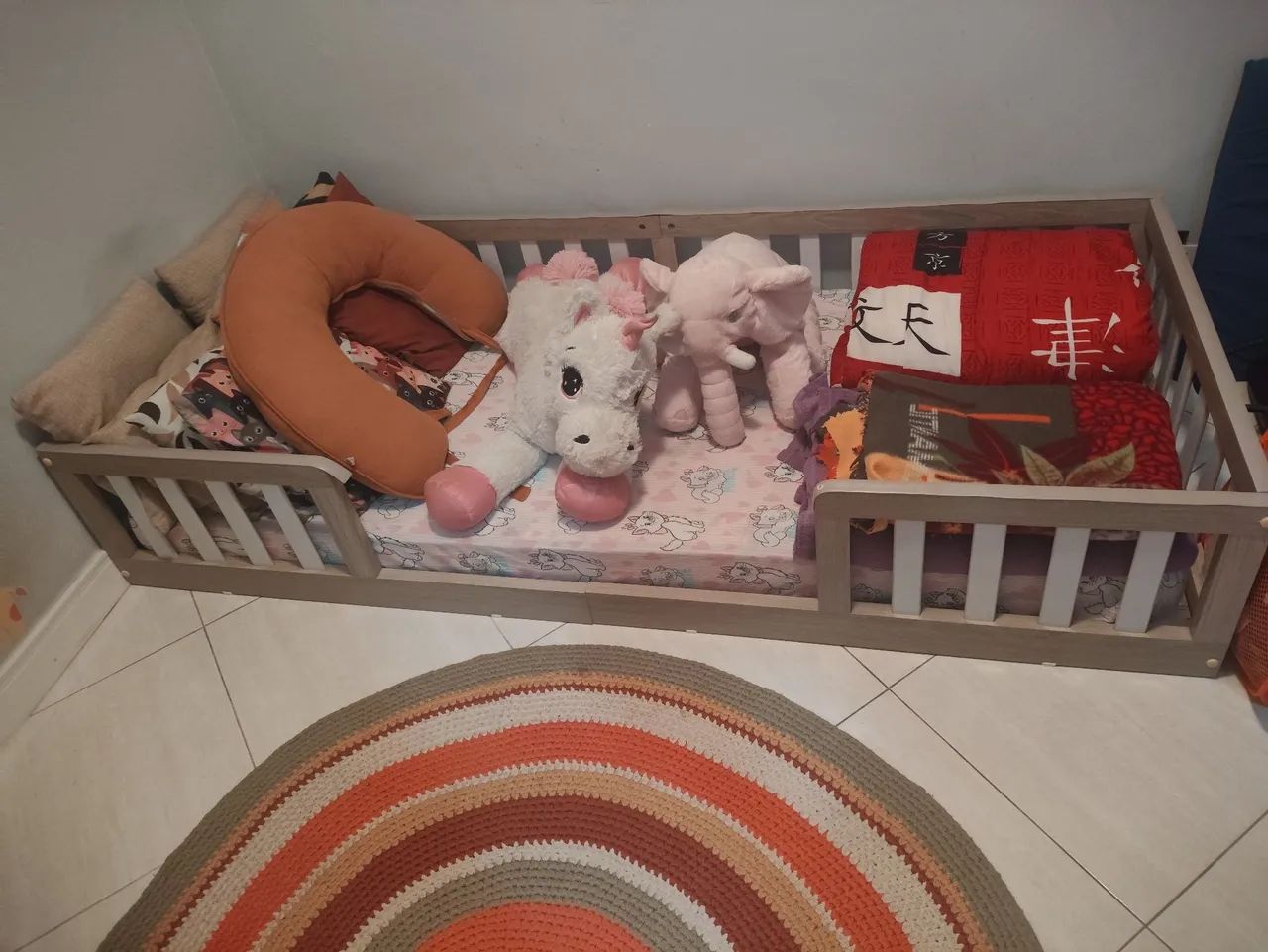 Cama montessoriana solteiro com colchão  - Foto 3