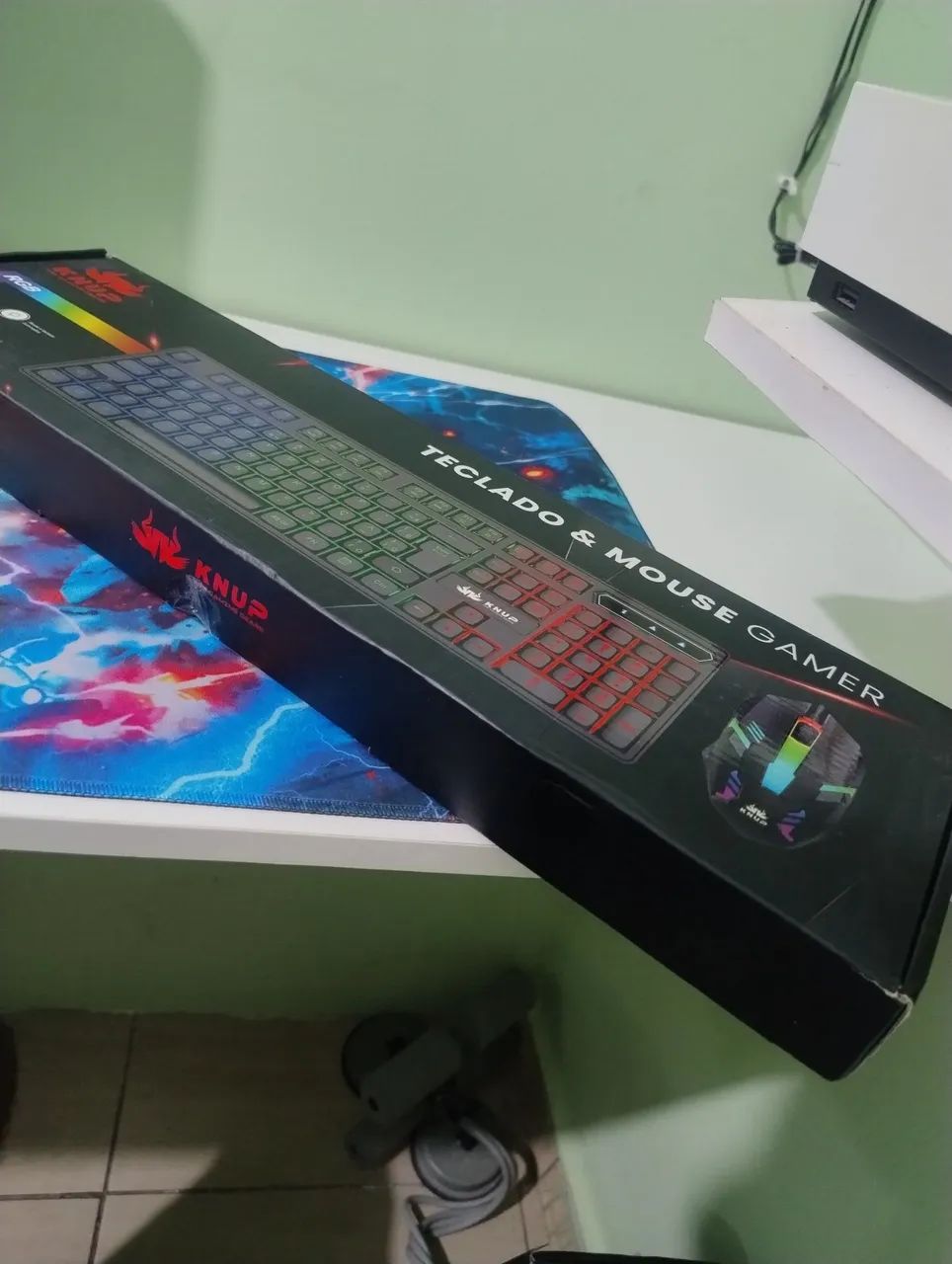 Kit Teclado e Mouse Gamer.