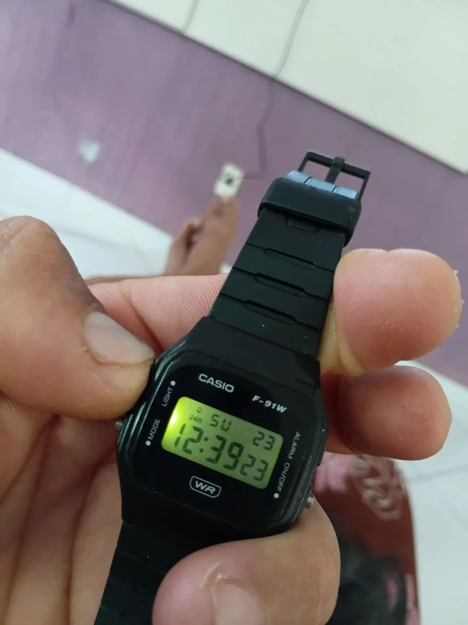 Relógio casio f-91w - Foto 3