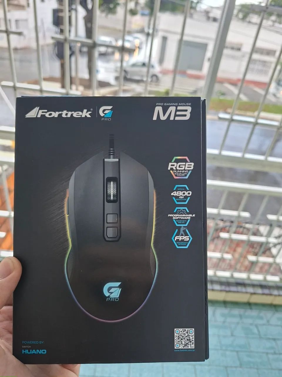 Teclado mecânico + mouse gpro fortek - Foto 3