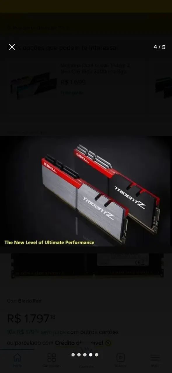 MEMORIA RAM G-SKILL 8GB DDR4 3200 - Foto 2