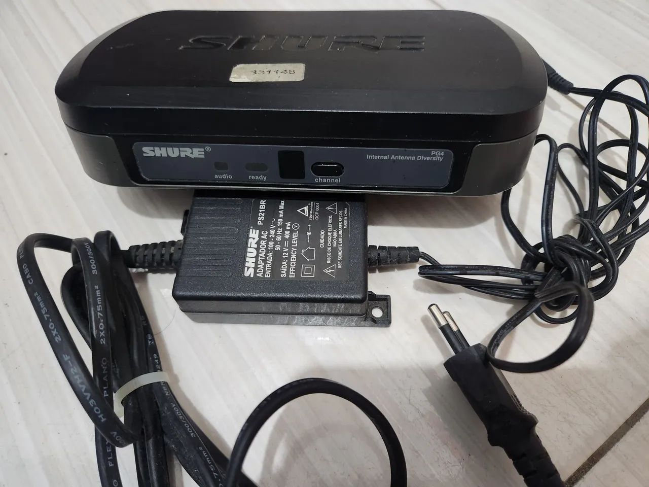 Receptor shure pg4 + fonte original 