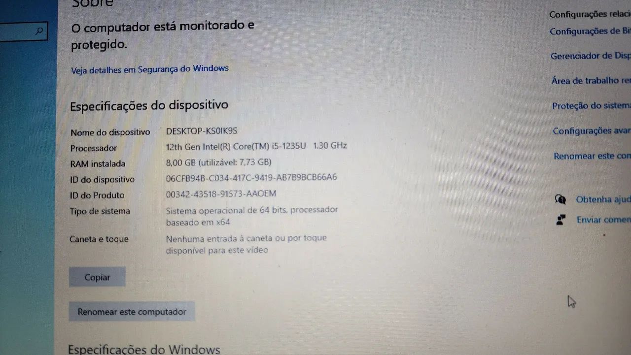 Notebook Lenovo I5 12ª Geração - Foto 3
