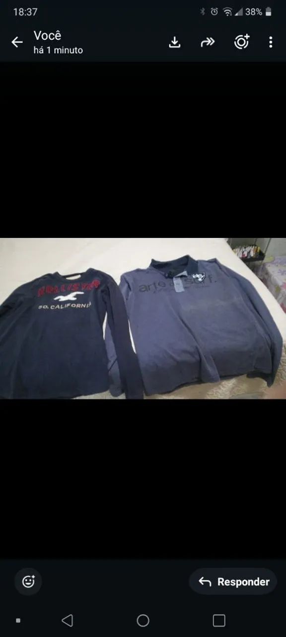 Duas camisa mascolina