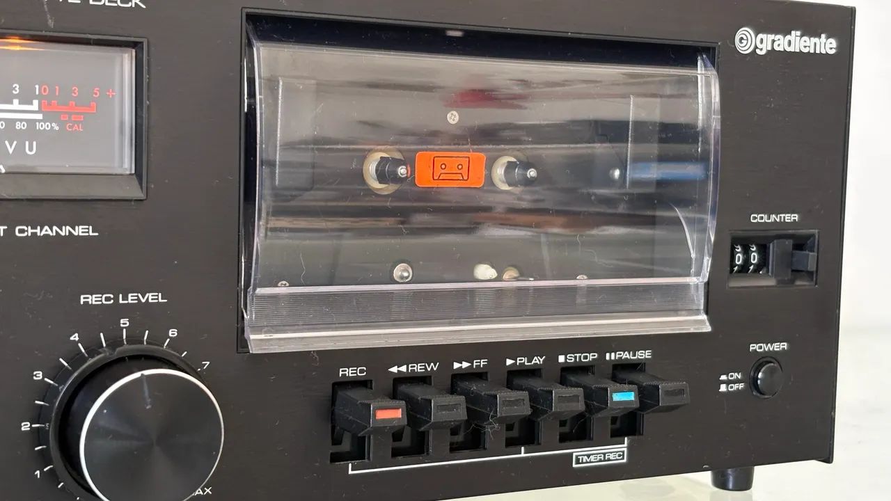 Tape deck Gradiente Cd-2000 - exemplar de colecionador  - Foto 2