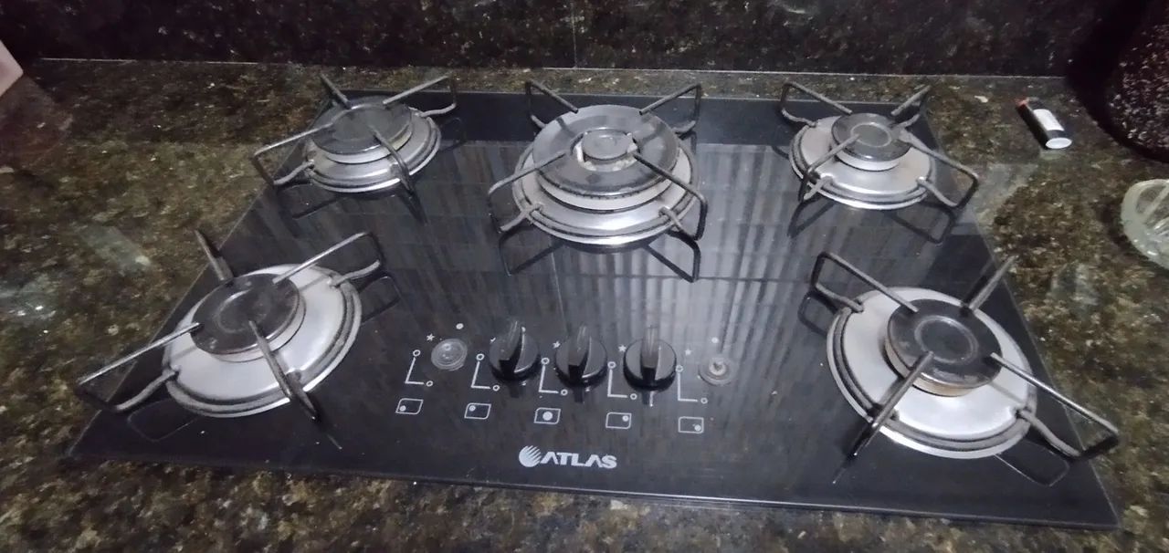 Cooktop 5 bocas (3 bocas funcionando) - Foto 4