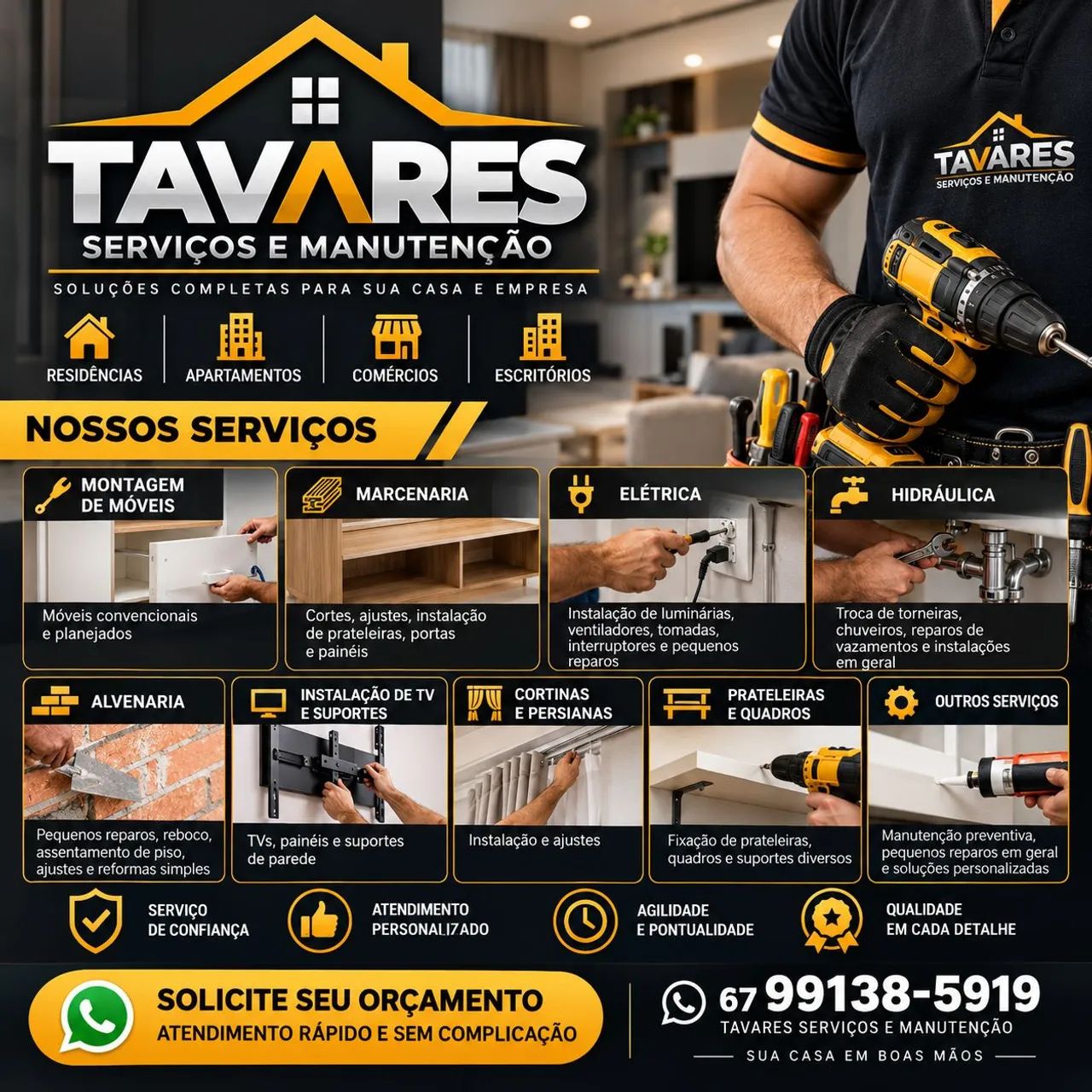 Tavares serviços e manutenção 