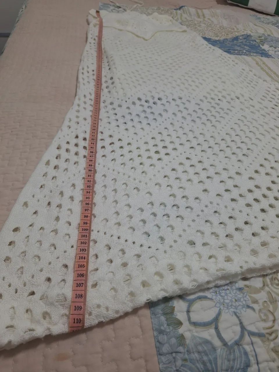 Vestido branco de trico - Foto 2