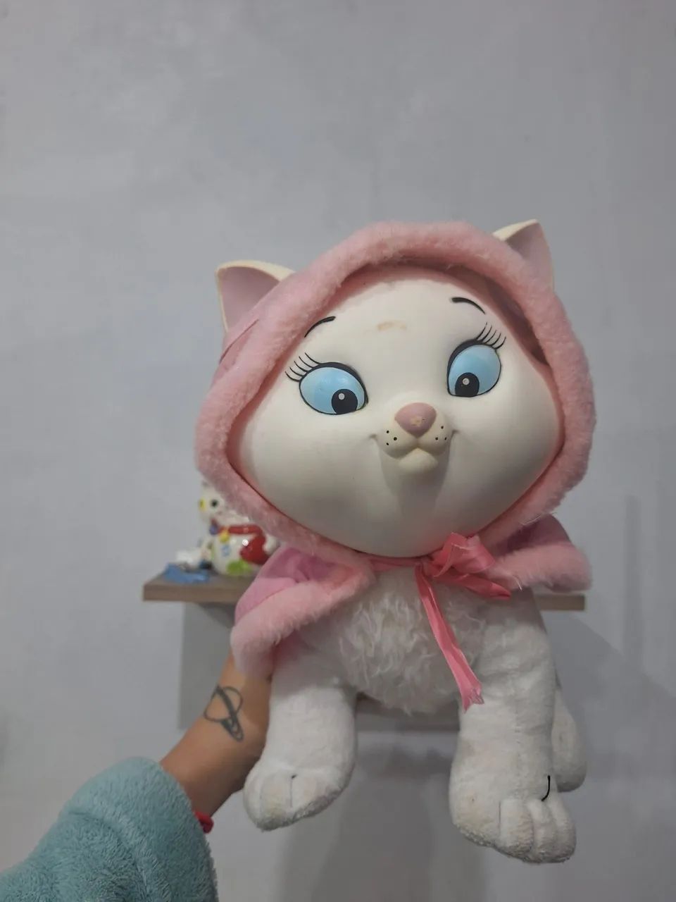 Boneca gata Marie Disney Aristogatas em pelúcia 