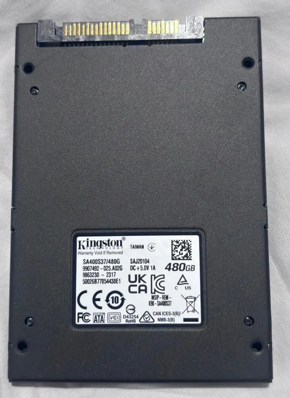 SSD KINGSTON 480 GB