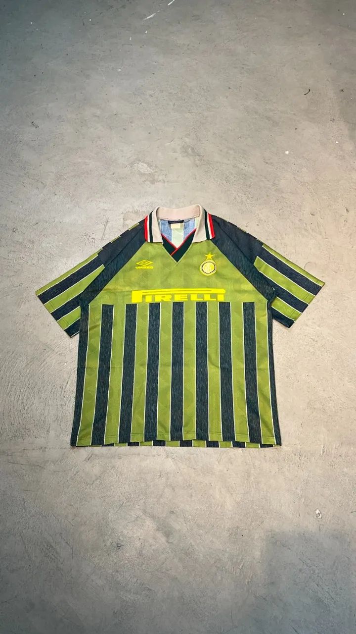 Terceira Camisa inter de Milão 1995 - Original de época !!