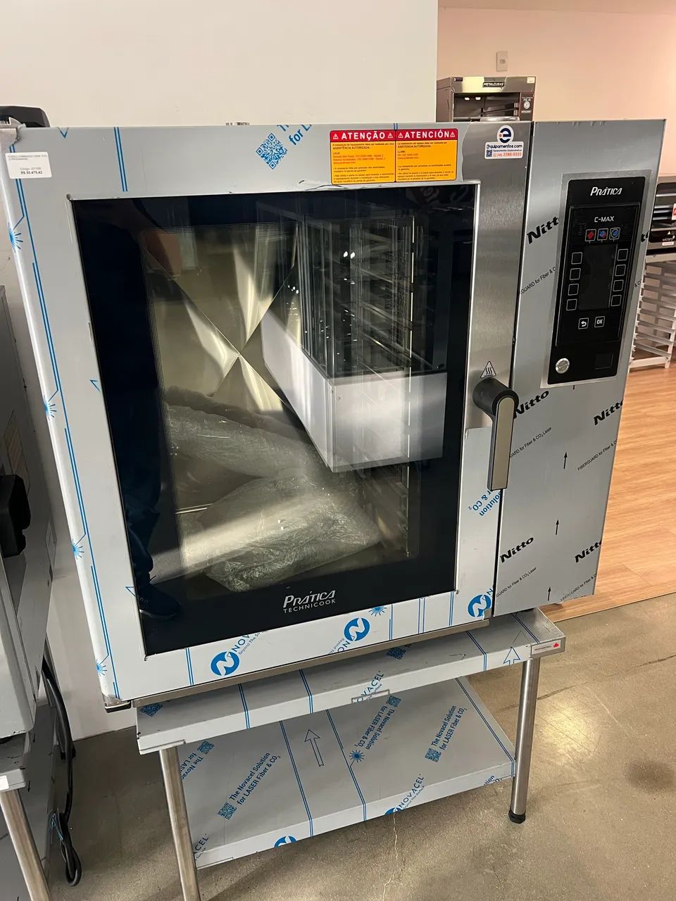Forno combinado CMAX10 Prática novo pronta entrega 