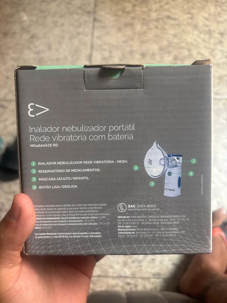 Inalador portátil mesa - Foto 5