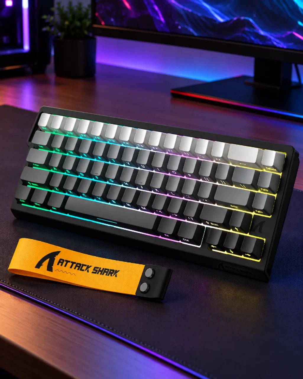 Teclado Magnético Attack Shark X68 HE