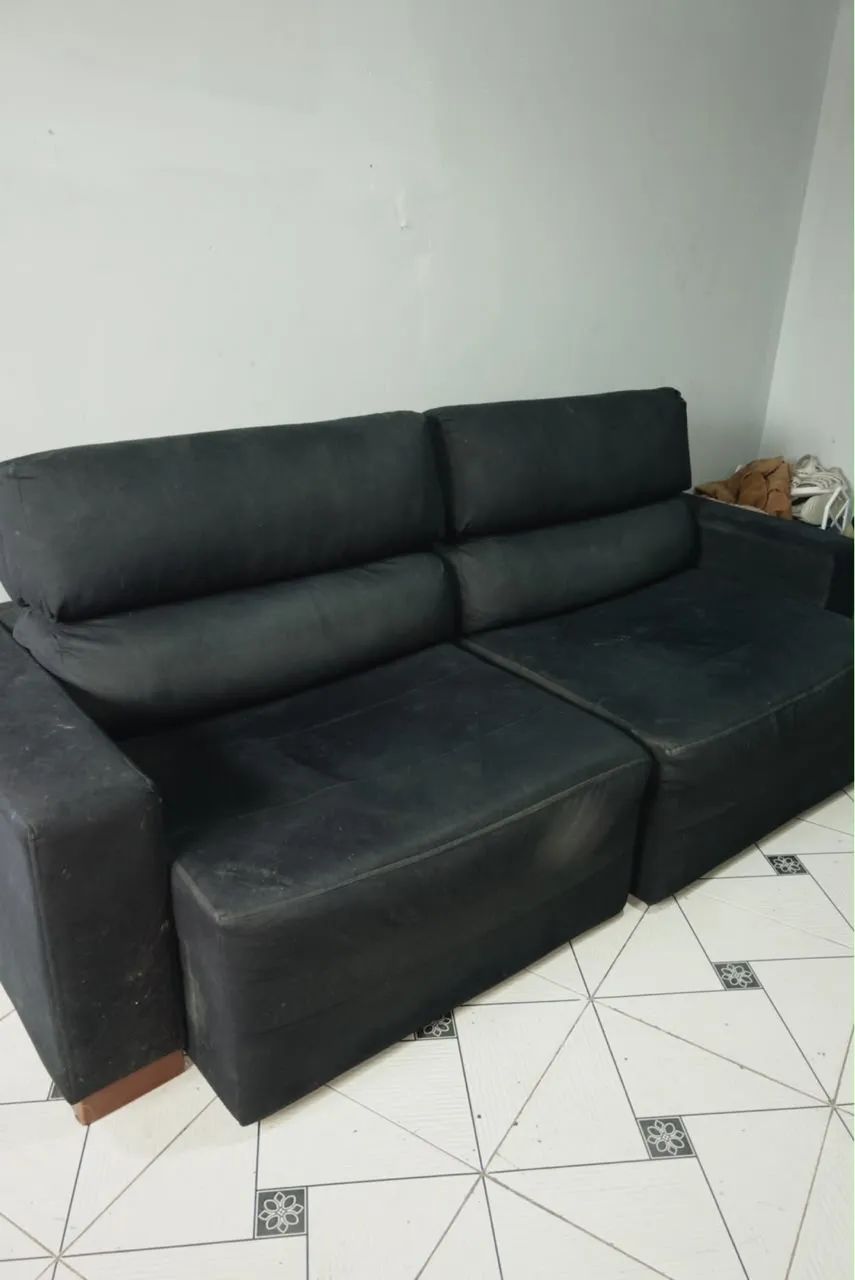 Sofa cama retrátil 3 metros, bipartido  - Foto 5