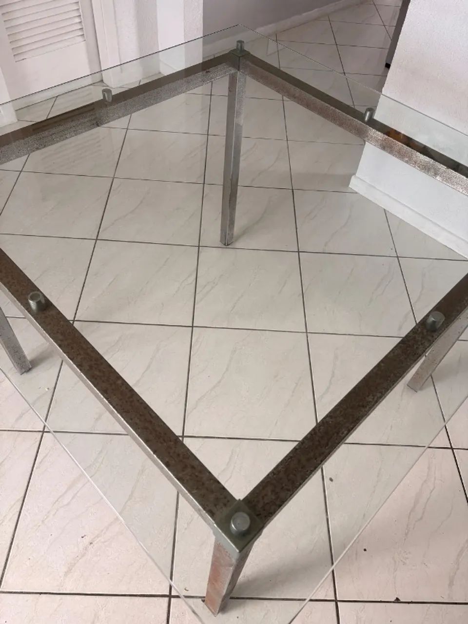 Mesa de jantar de vidro - Foto 2