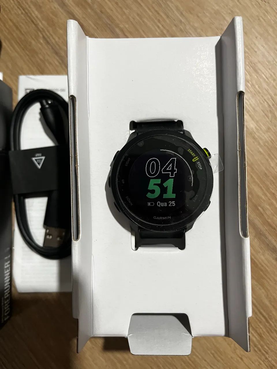 その他 Garmin 55 Relógio Monitor Cardíaco Garmin Forerunner 55 Preto - Direct