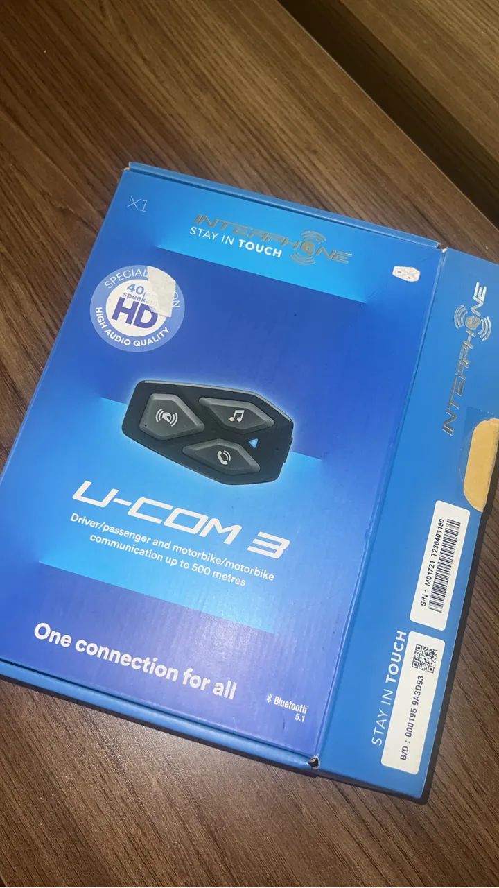 INTERCOMUNICADOR U-COM 3 MOTOCICLISTAS 
