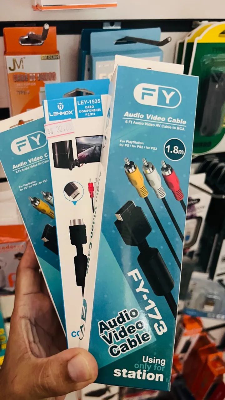 Cabo Componente para Video Game Playstation 2
