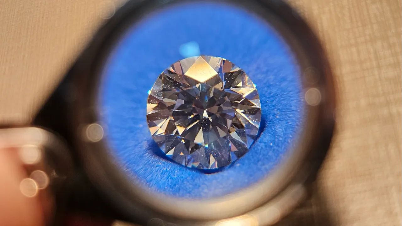 Diamante de Laboratório 1,01ct D VS1 IGI - Lapidação Ideal - Foto 2