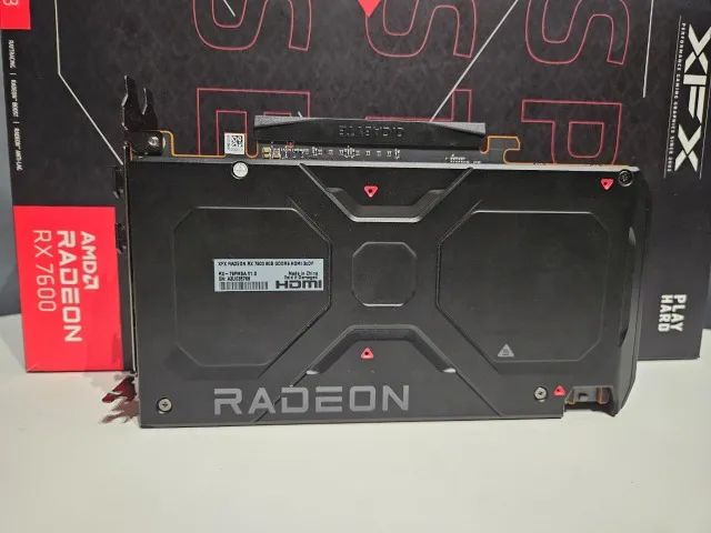 Radeon RX 7600 XFX Founders (Avalio Troca em Placa + Volta) - Foto 3