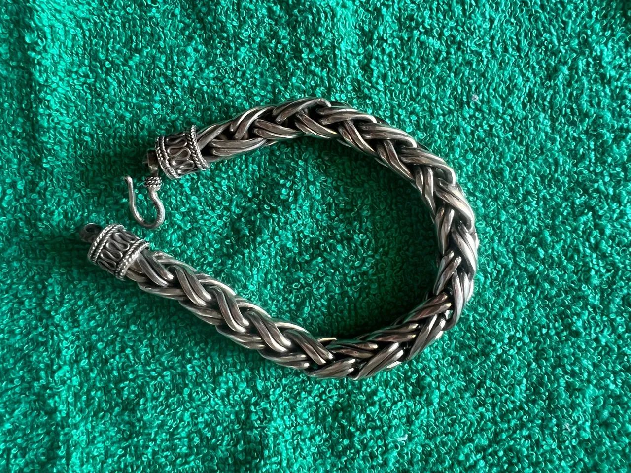 Pulseira de Prata de Bali 925. - Foto 2