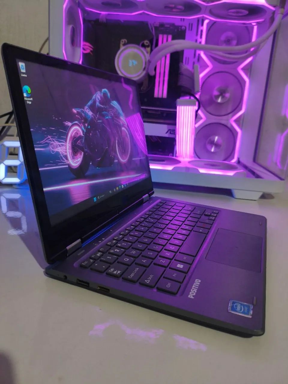 Notebook duo c com touché na tela no precinho - Foto 4