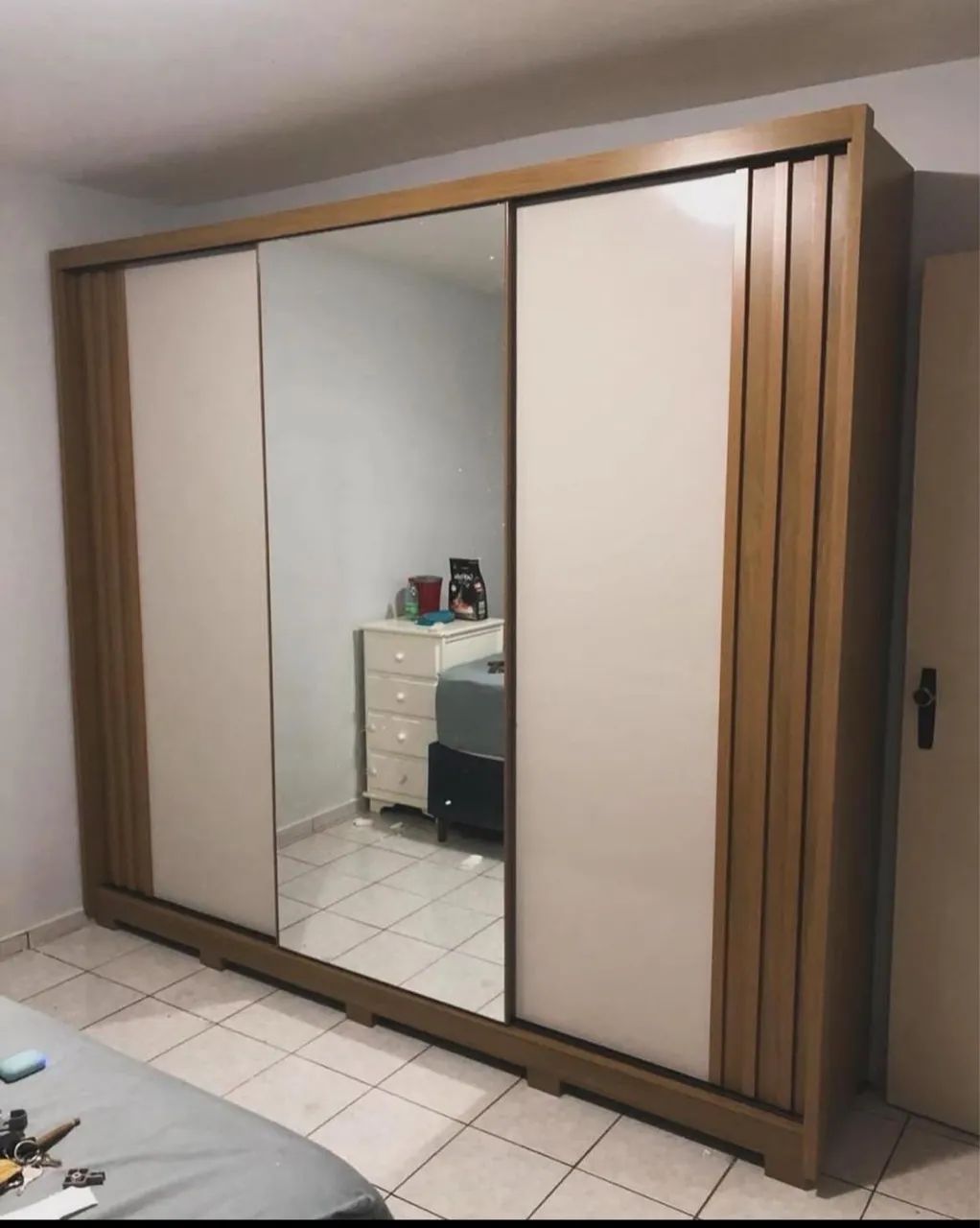 ? Guarda-Roupa 100% MDF  Moderno com Espelho Arizona ? 