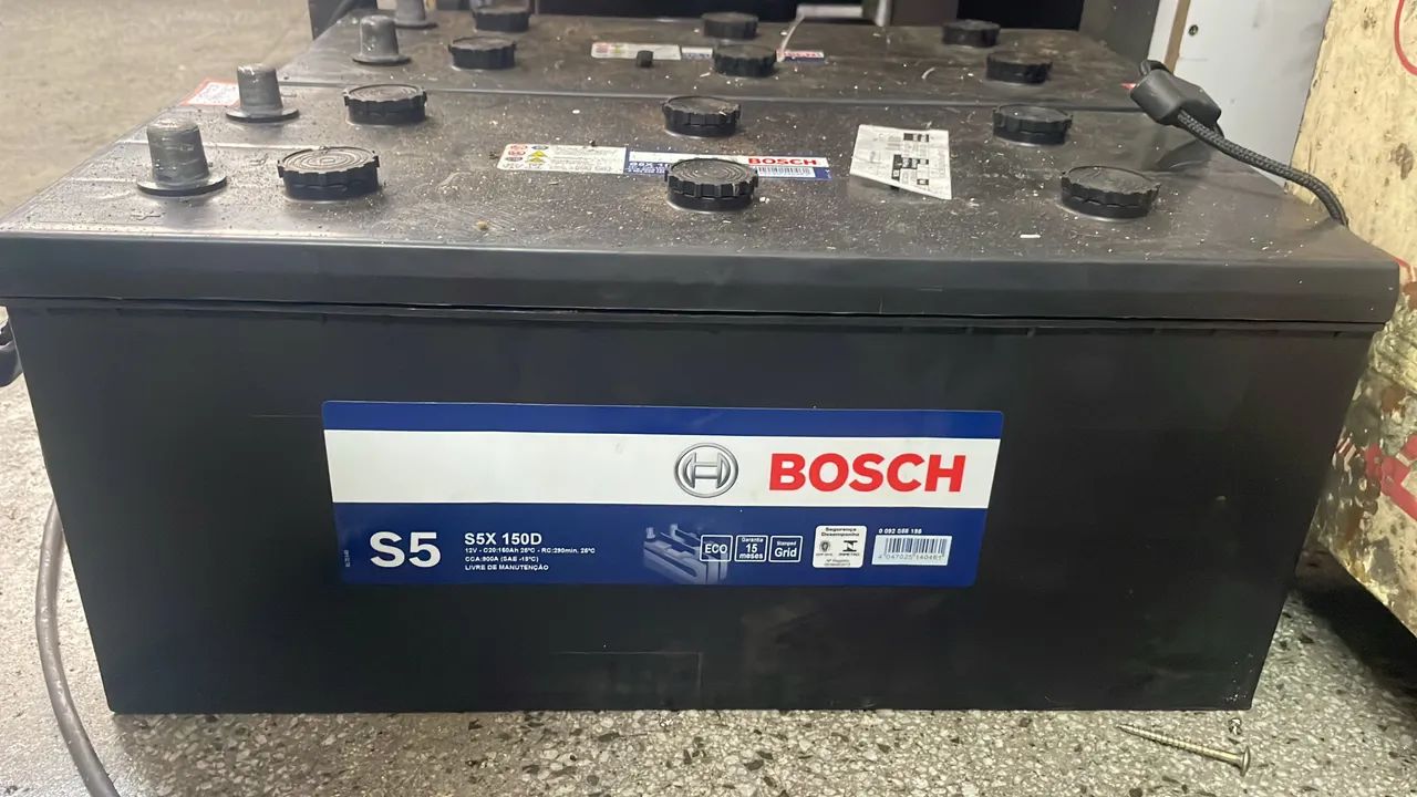 Bateria 150amp Moura Bosch Testadas OK Som e Caminhão 