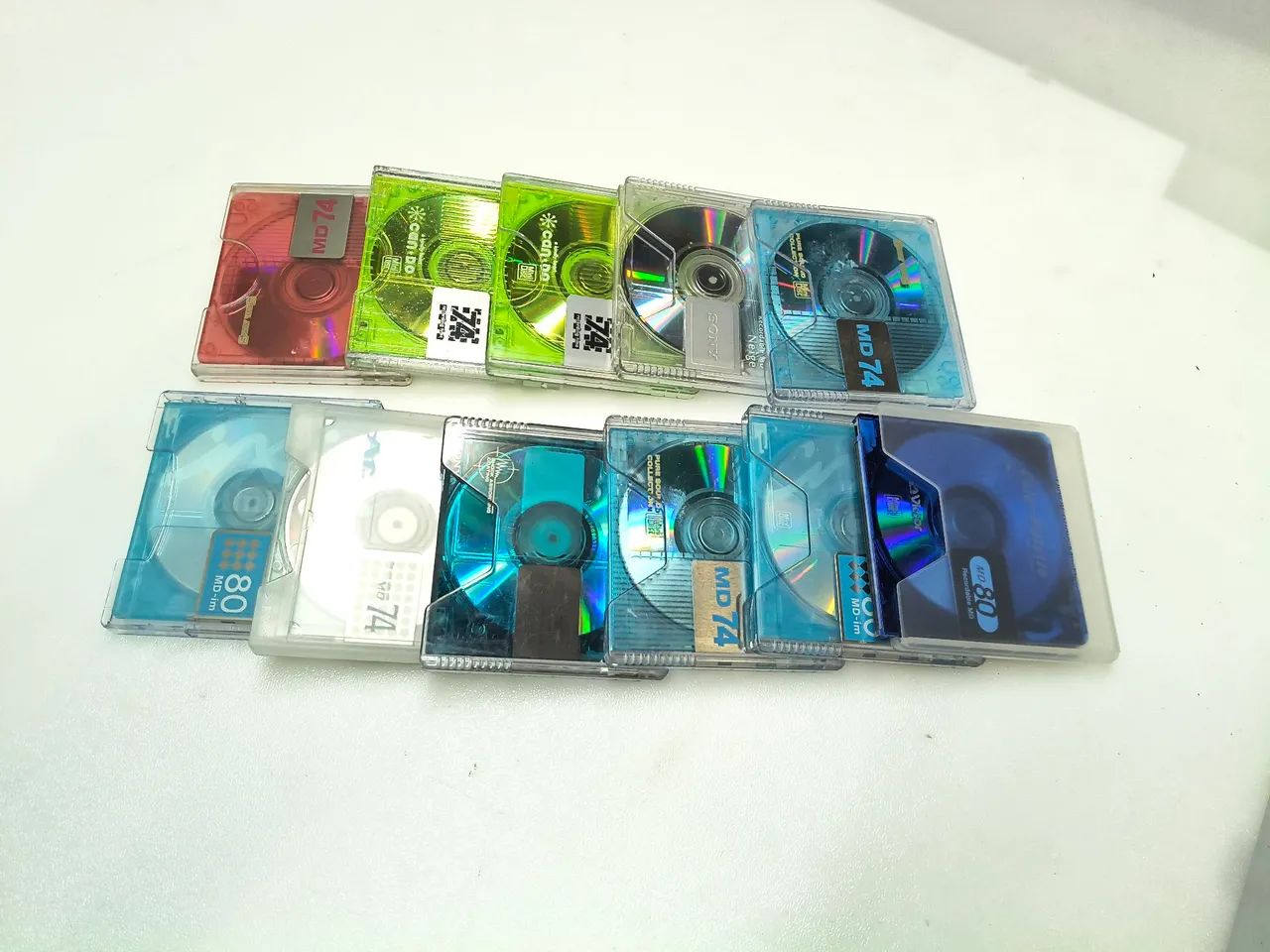 10 disquetes de mini disc  importado direto do Japão  - Foto 2