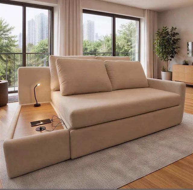 Sofá Cama Retrátil Viena 2,02 m - Foto 3