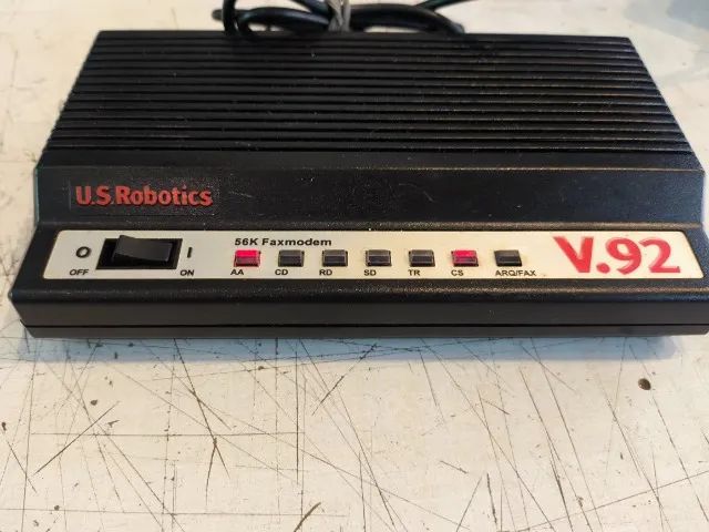USRobotics 56K Faxmodem V.92 VSR5686 UMA RARIDADE 
