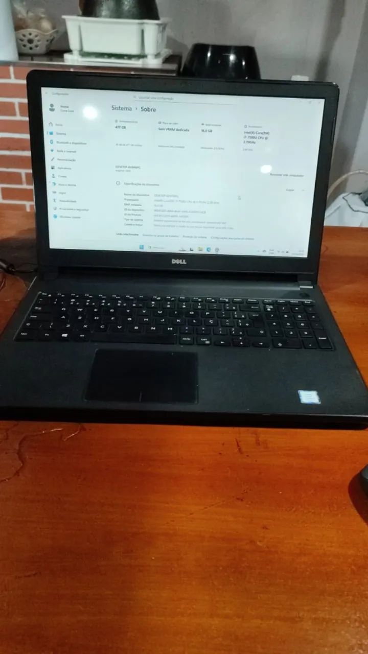 NOTEBOOK DELL INSPIRON 5566 i7 GERAÇÃO 7 - Foto 2