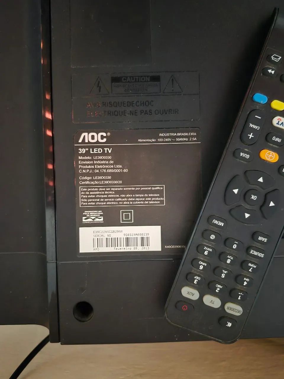 Tv AOC 39 POLEGADAS - Foto 2