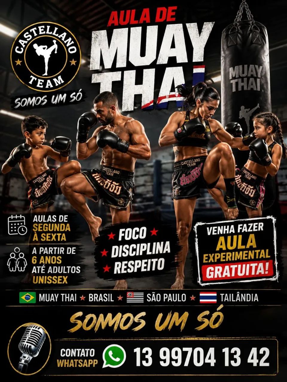 Aula de muay thai 