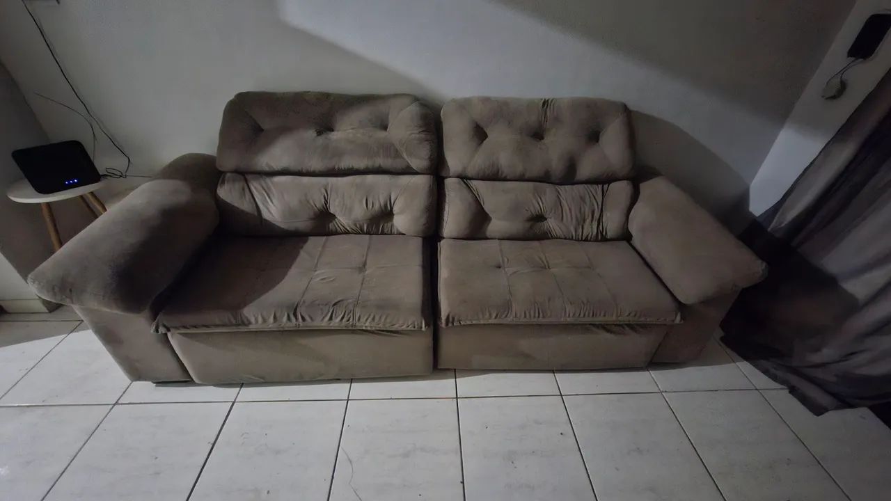 Sofá retrátil reclinavel  - Foto 2