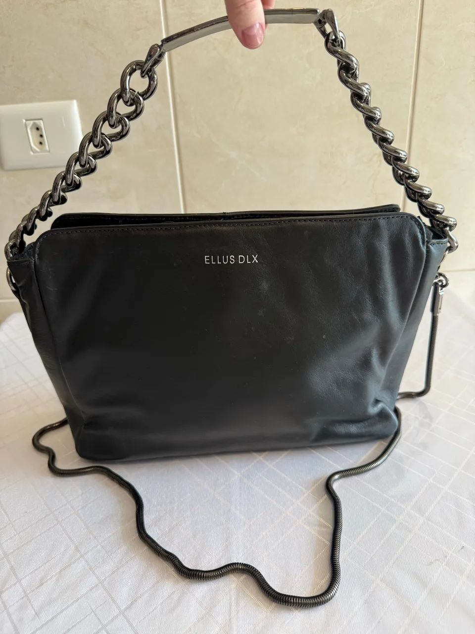 Bolsa couro Ellus - Foto 2