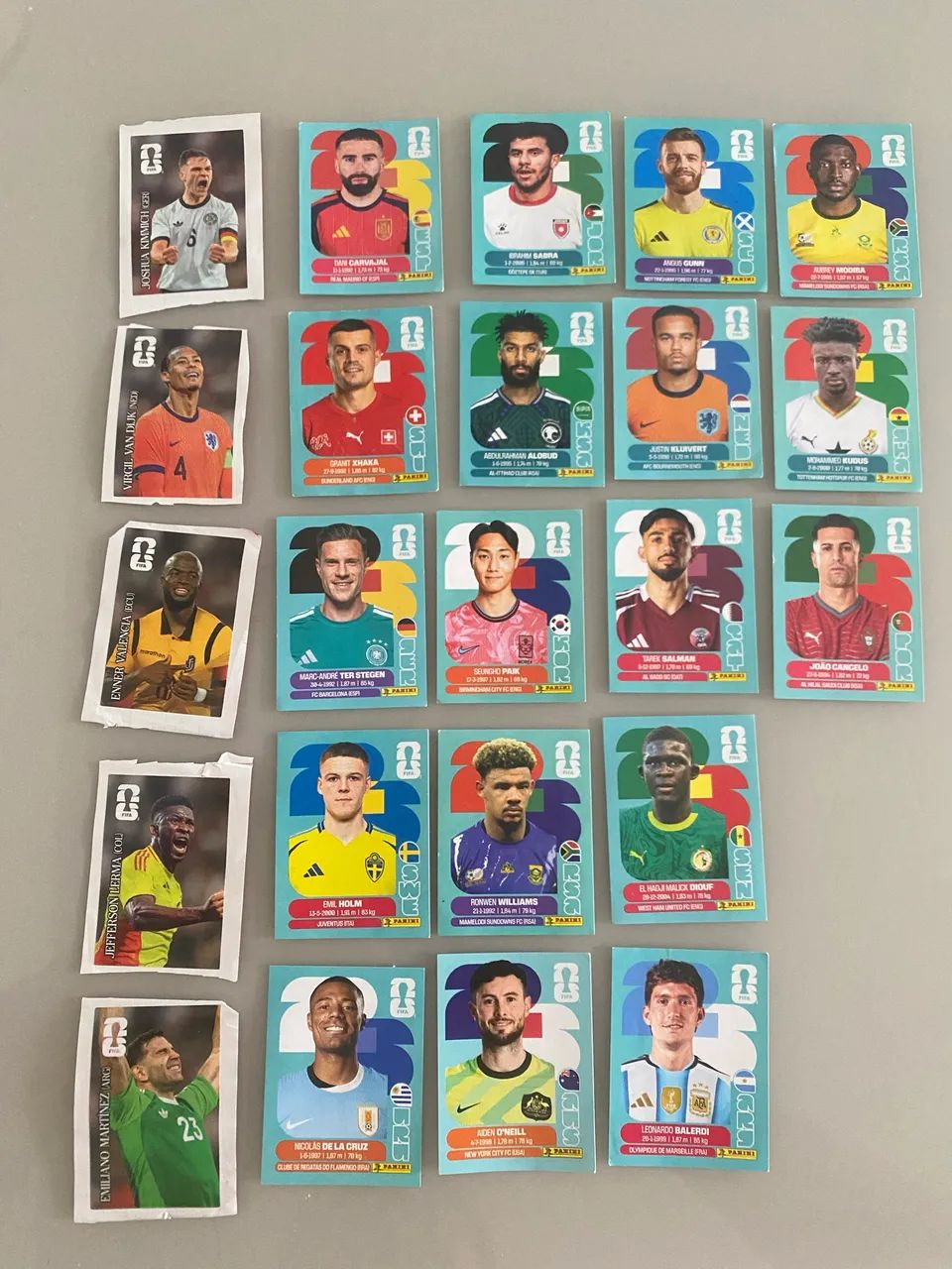 Figurinhas da copa 
