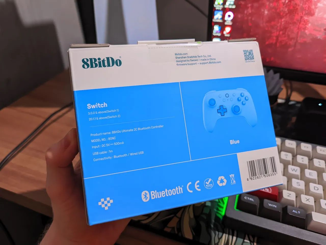 Controle sem fio 8bitdo Ultimate 2C - PC, Switch 1 e 2, Android e IOS - Foto 2