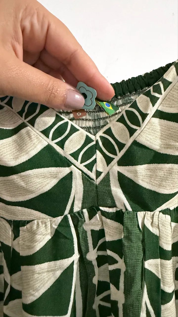 Vestido farm verde - Foto 5