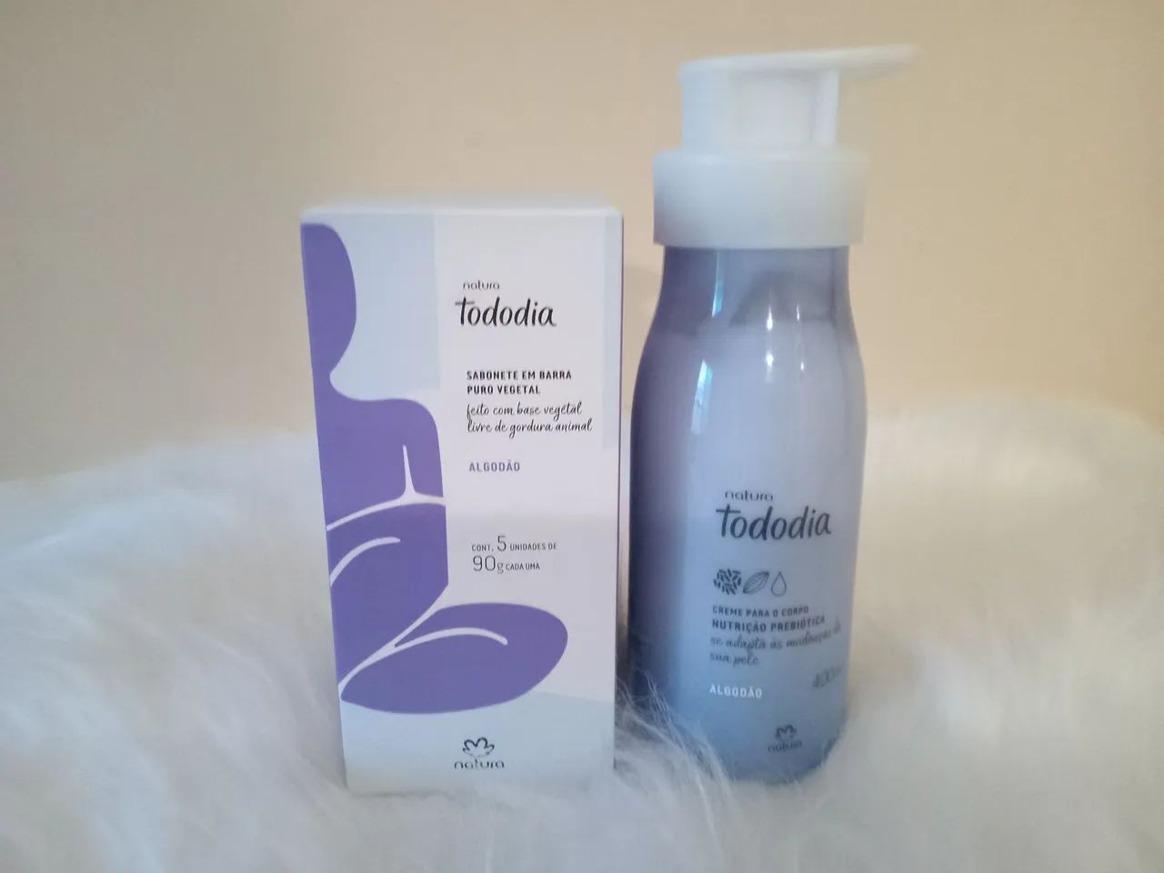 Kit hidratante e sabonete natura 