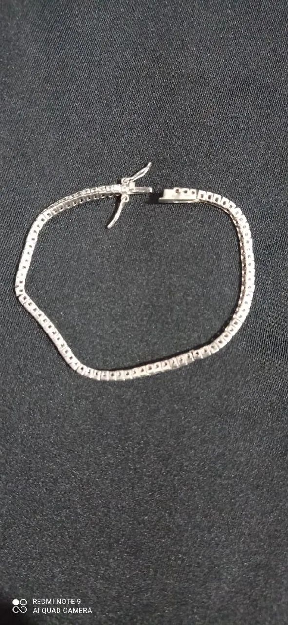 Pulseira de prata Riviera 925 - Foto 4