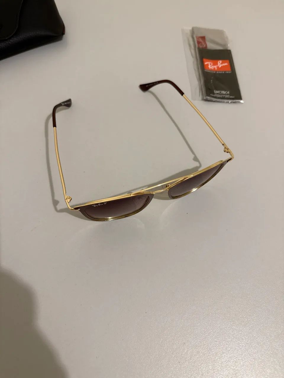 Óculos rayban verniz nude feminino - Foto 2