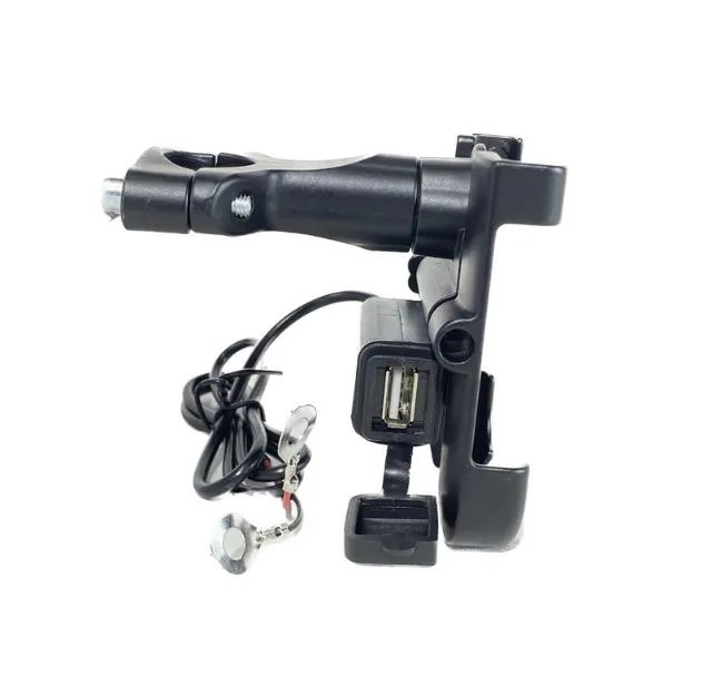 Suporte de Celular para Moto com carregador It-Blue - Foto 4