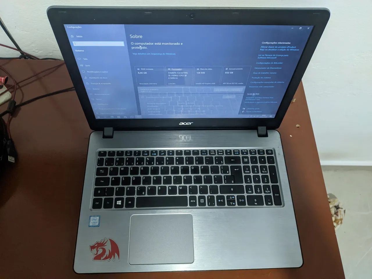 Acer :OBS LEIA A DESCRIÇÃO 