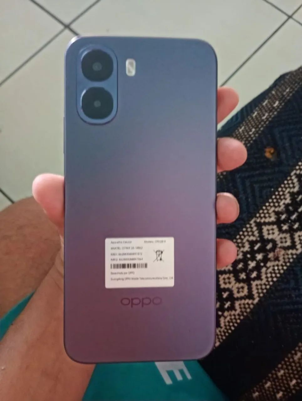 Celular oppo novo na caixa 1 mês de uso sem marca nenhuma zero  - Foto 3