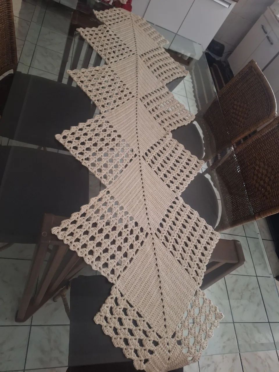 Toalha de mesa(trilho)
